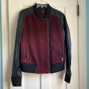 Tweed baseball jacket